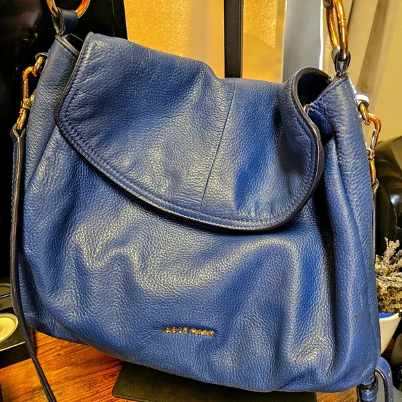 Cole Haan Blue Leather Women's Bag - Picture 1 of 9